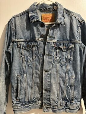 Levi's Light Blue Denim Trucker Jacket/Mens Small